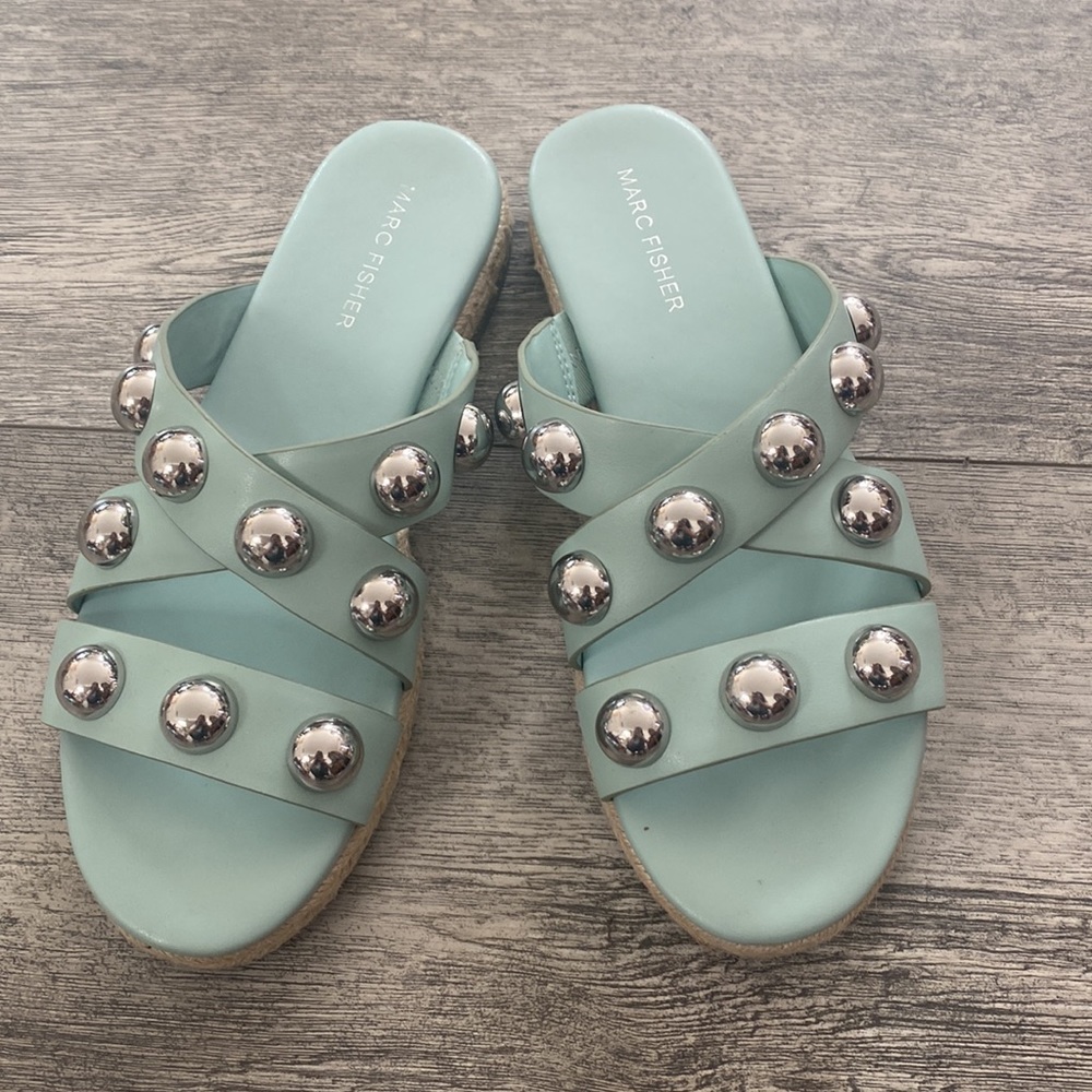 Marc Fisher studded sandals